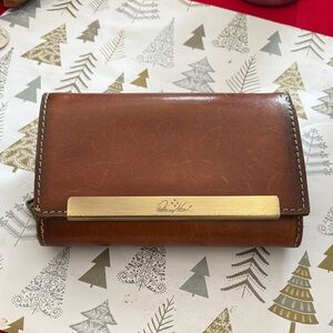 Patricia Nash Cametti Trifold Leather Wallet